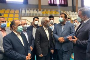 وزیر ورزش و جوانان از سالن ورزشی شهید صدر رامسر بازدید کرد