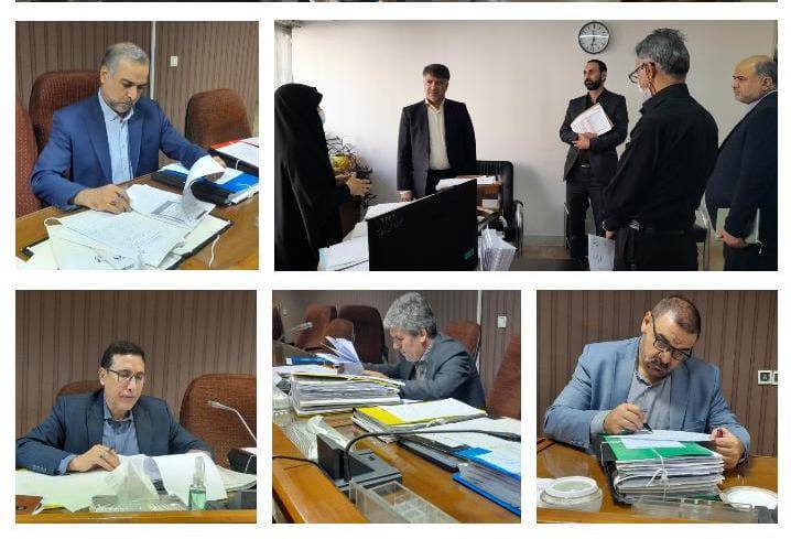 بازدید هیئت ارزیابی و بازرسی دادگاه‌های عمومی و انقلاب تهران از مجتمع قضایی شهید بهشتی