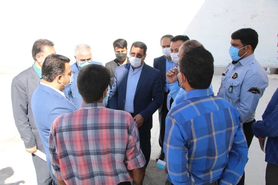 بازدید رئیس کل دادگستری کرمان از زندان رفسنجان