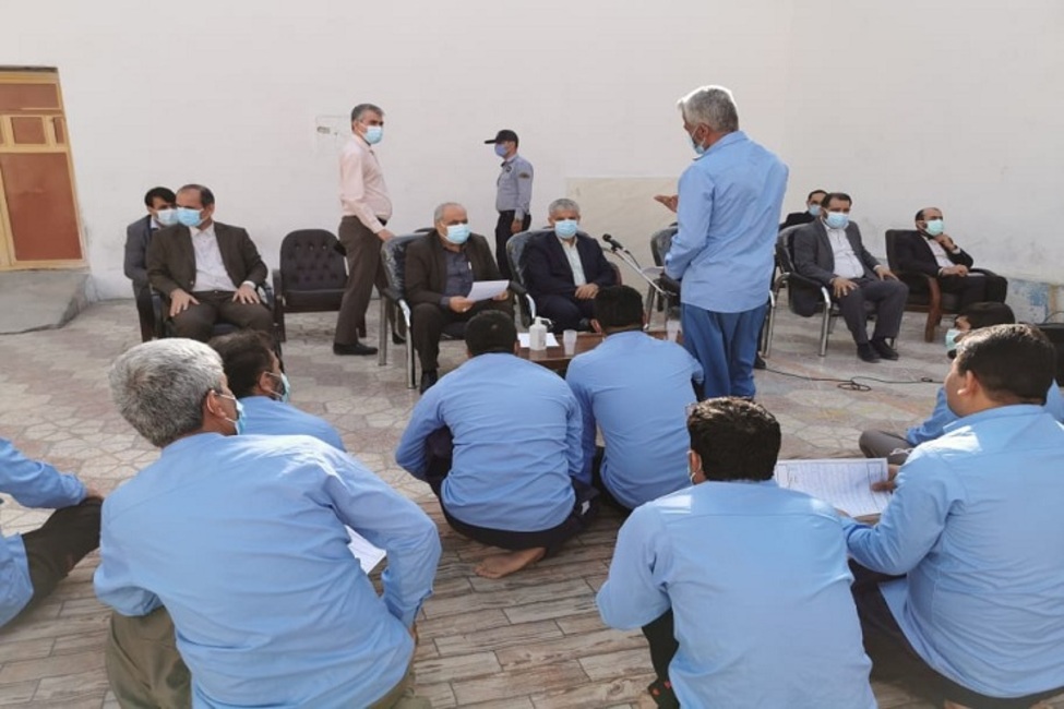 بازدید رئیس کل دادگستری بوشهر از زندان شهرستان دشتی