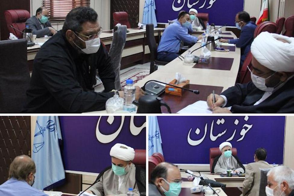 بررسی مشکلات قضایی ۳۰ نفر ازمراجعین در دیدار مردمی رئیس کل دادگستری خوزستان